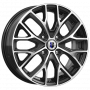 Легковой диск КиК Лилиом 6x16 4x100 ET45 67,1 Алмаз черный